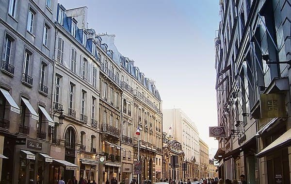 フランス・パリの「フォーブール サントノレ通り」