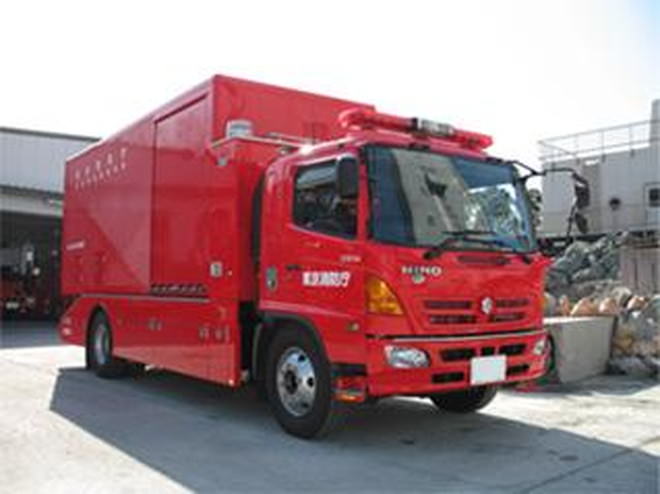 東京消防庁第二方面本部の大型資材搬送車